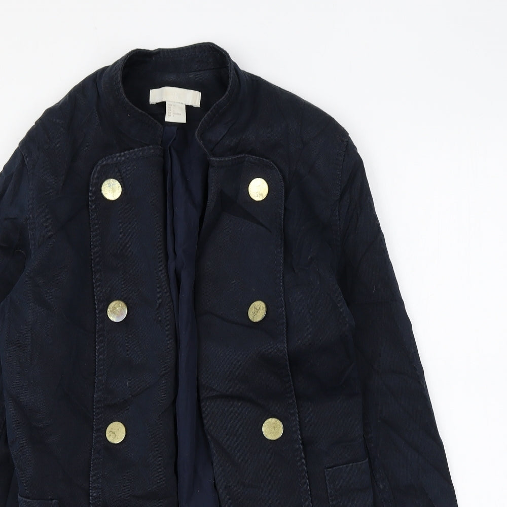 Womens UK Size 6 H&M Blue Jacket