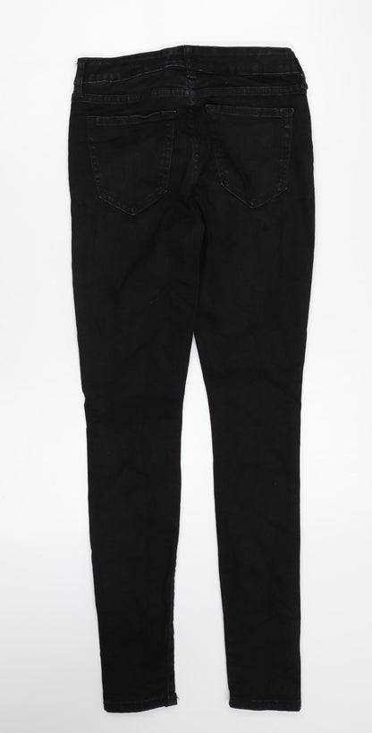 Gap Womens Black Cotton Skinny Jeans Size 26 in L28 in Regular Zip
