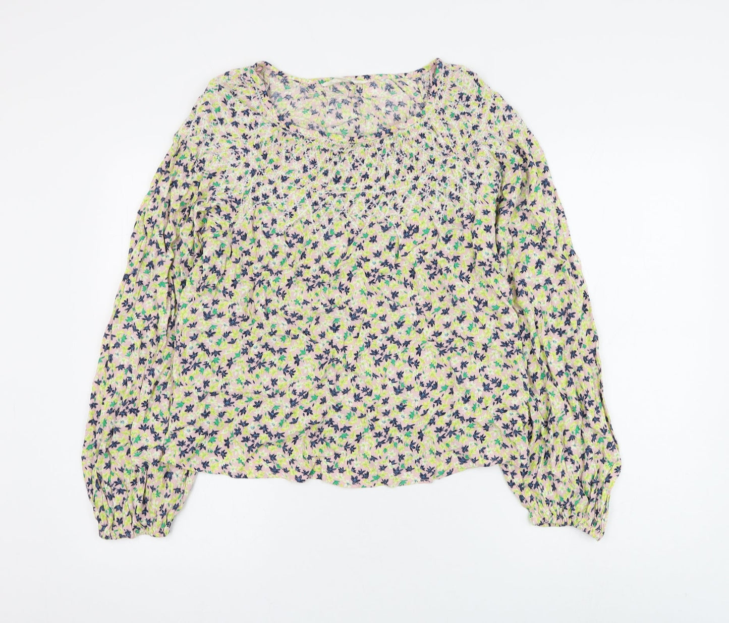 Womens UK Size 8 Marks and Spencer Multicoloured Basic Blouse