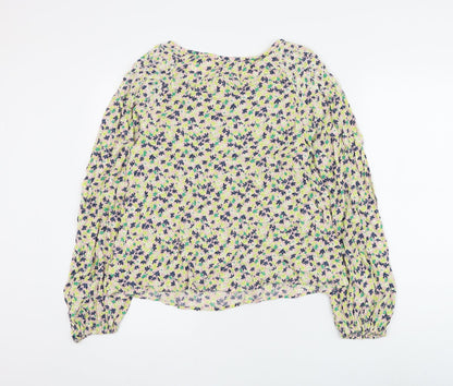 Womens UK Size 8 Marks and Spencer Multicoloured Basic Blouse