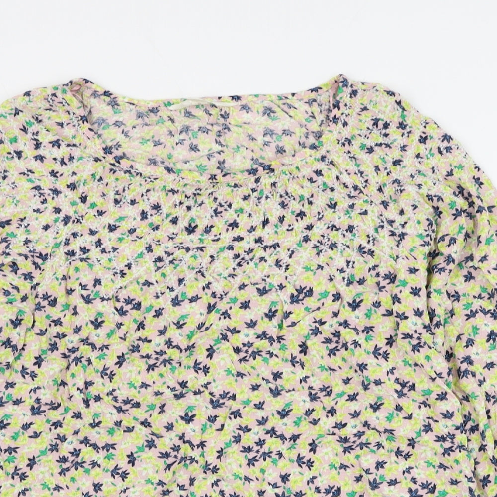Womens UK Size 8 Marks and Spencer Multicoloured Basic Blouse