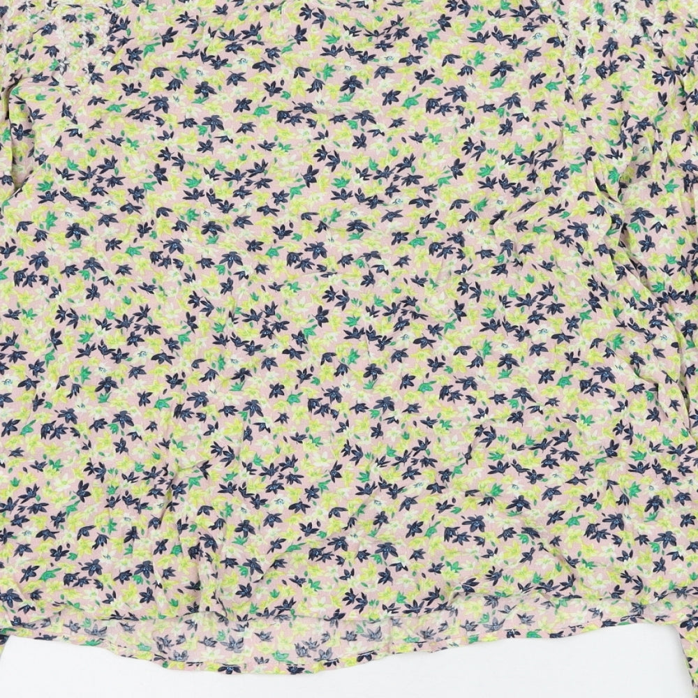 Womens UK Size 8 Marks and Spencer Multicoloured Basic Blouse
