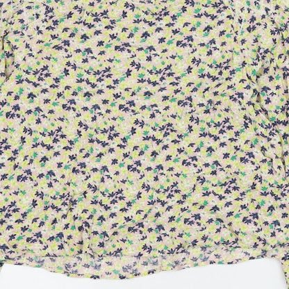 Womens UK Size 8 Marks and Spencer Multicoloured Basic Blouse