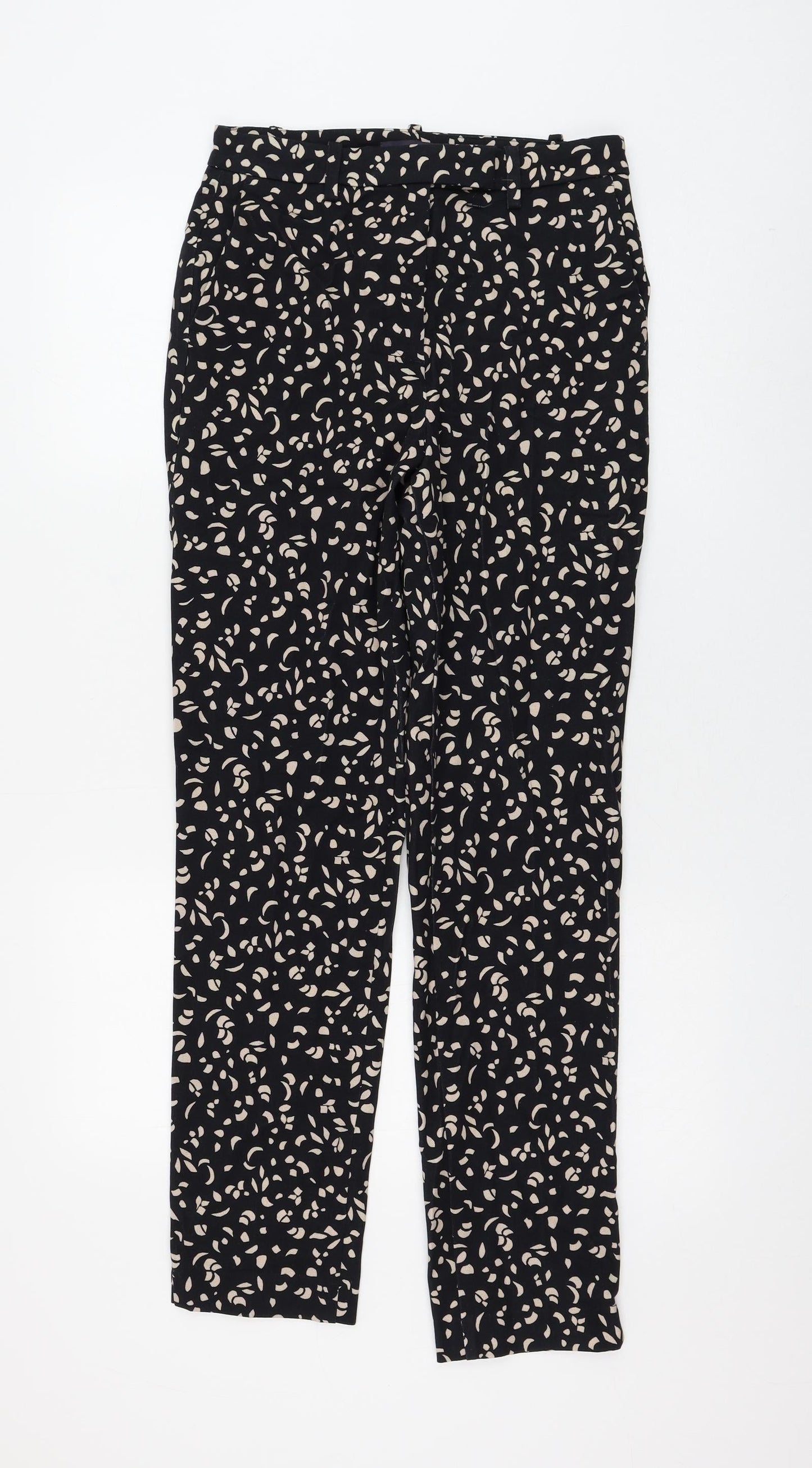 Womens UK Size 8 Marks and Spencer Regular Fit  Black Trousers