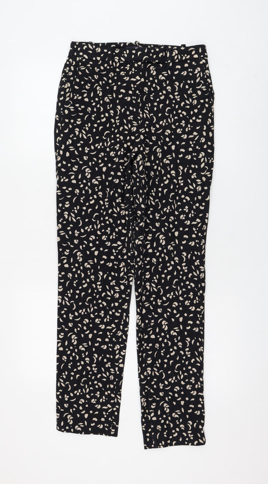 Womens UK Size 8 Marks and Spencer Regular Fit  Black Trousers