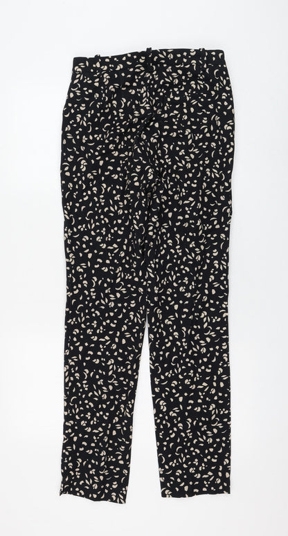Womens UK Size 8 Marks and Spencer Regular Fit  Black Trousers