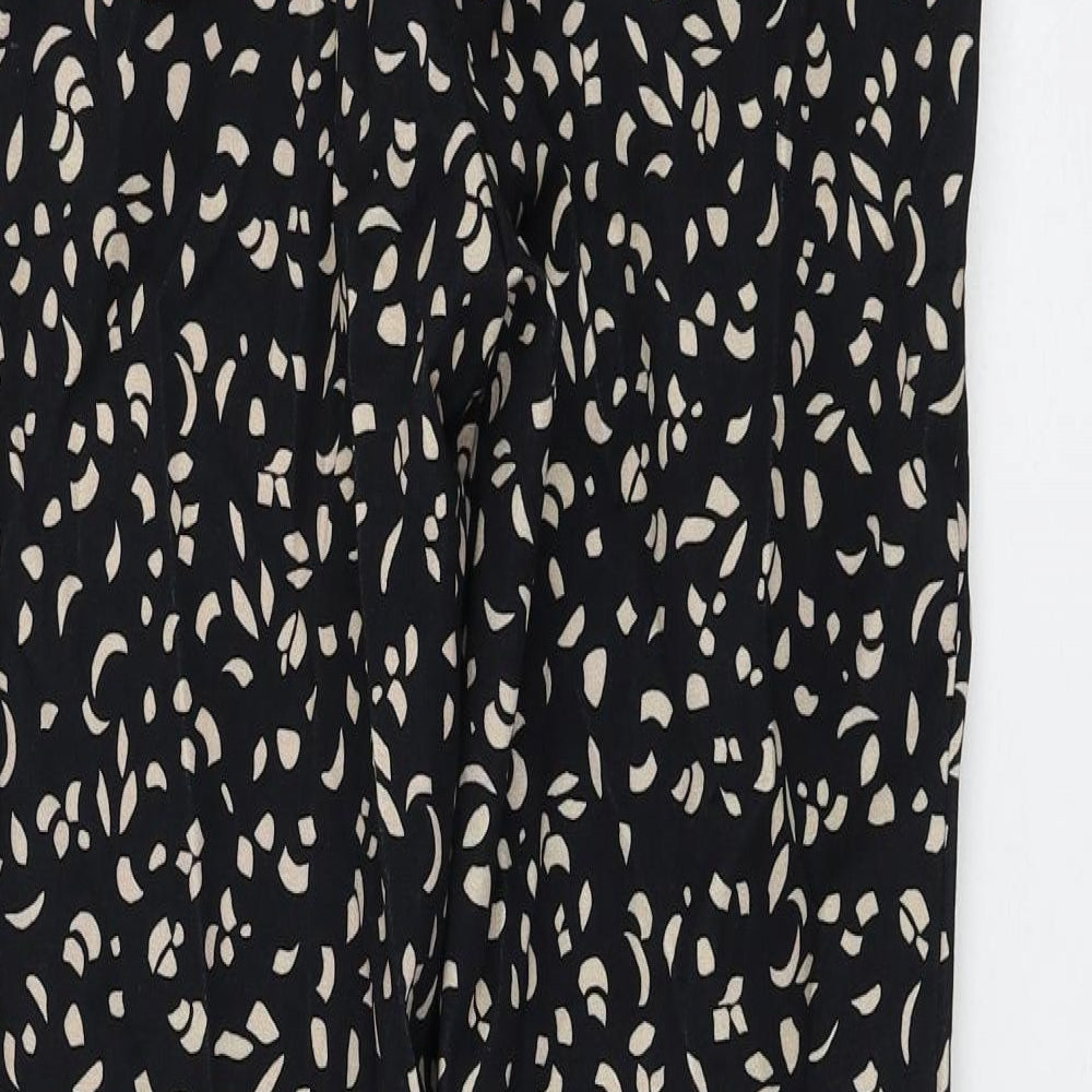 Womens UK Size 8 Marks and Spencer Regular Fit  Black Trousers