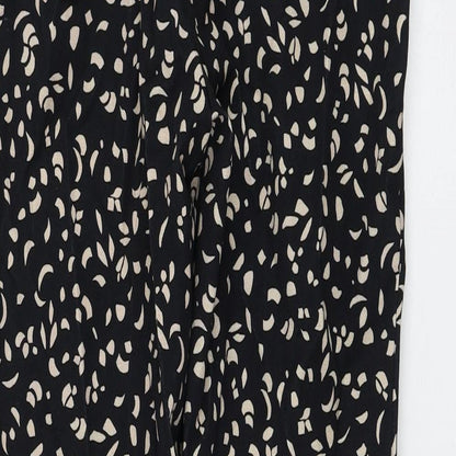 Womens UK Size 8 Marks and Spencer Regular Fit  Black Trousers