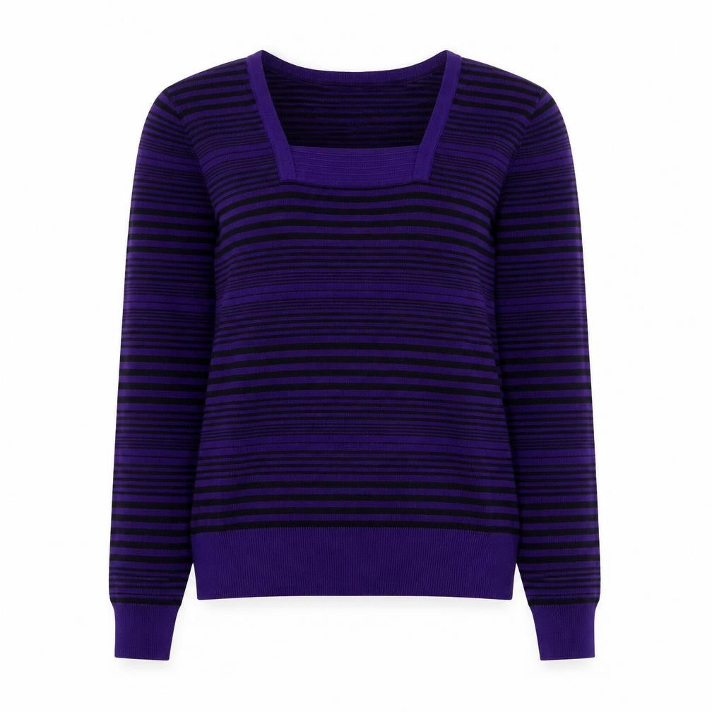 Womens UK Size 10 John Lewis Purple Pullover Jumper