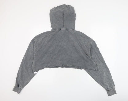 Womens UK Size 2 ASOS Grey Pullover Hoodie