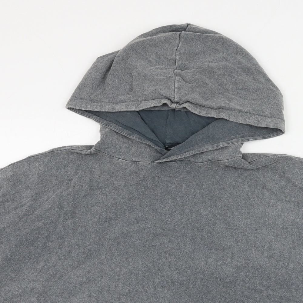 Womens UK Size 2 ASOS Grey Pullover Hoodie