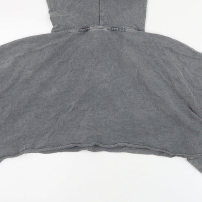 Womens UK Size 2 ASOS Grey Pullover Hoodie