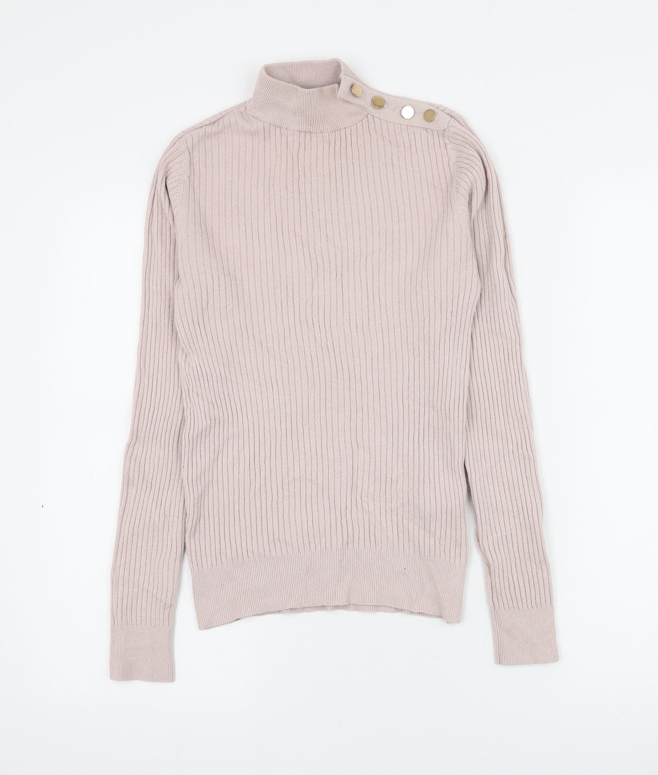Womens UK Size 10 New Look Pink Pullover Jumper