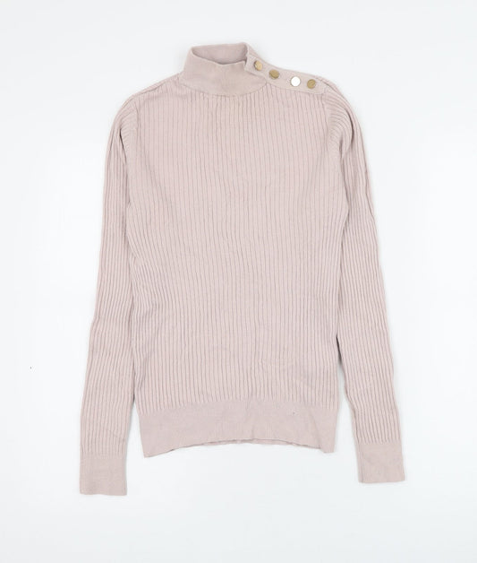 Womens UK Size 10 New Look Pink Pullover Jumper