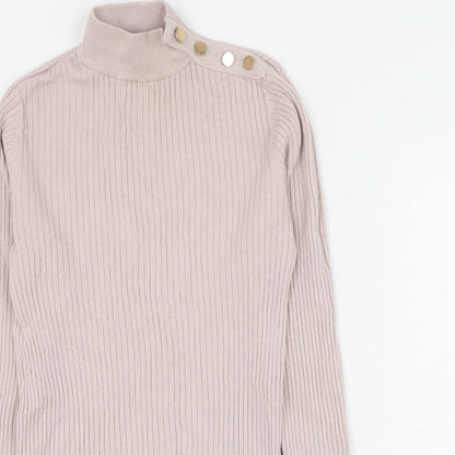 Womens UK Size 10 New Look Pink Pullover Jumper