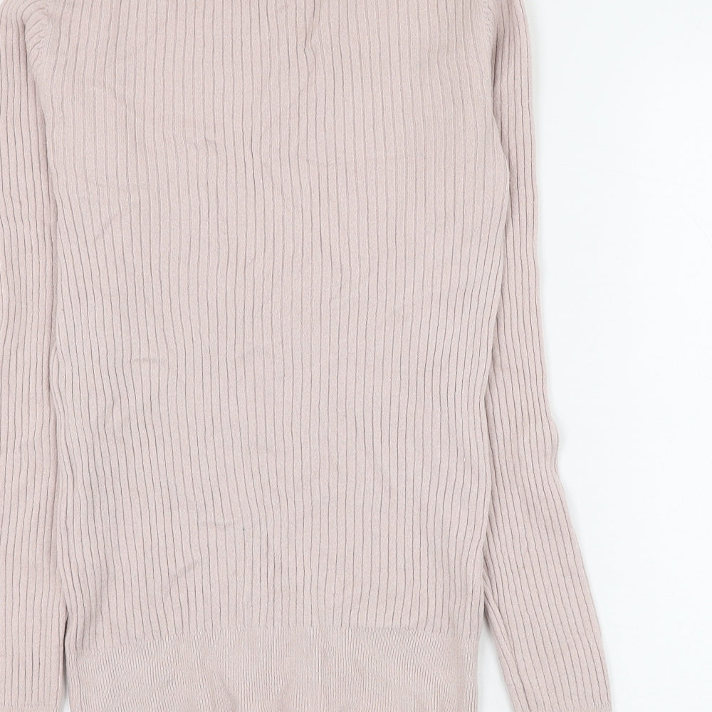 Womens UK Size 10 New Look Pink Pullover Jumper