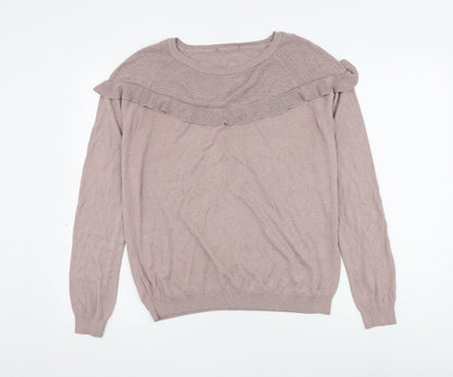 Womens UK Size 12 NEXT Pink Pullover Jumper