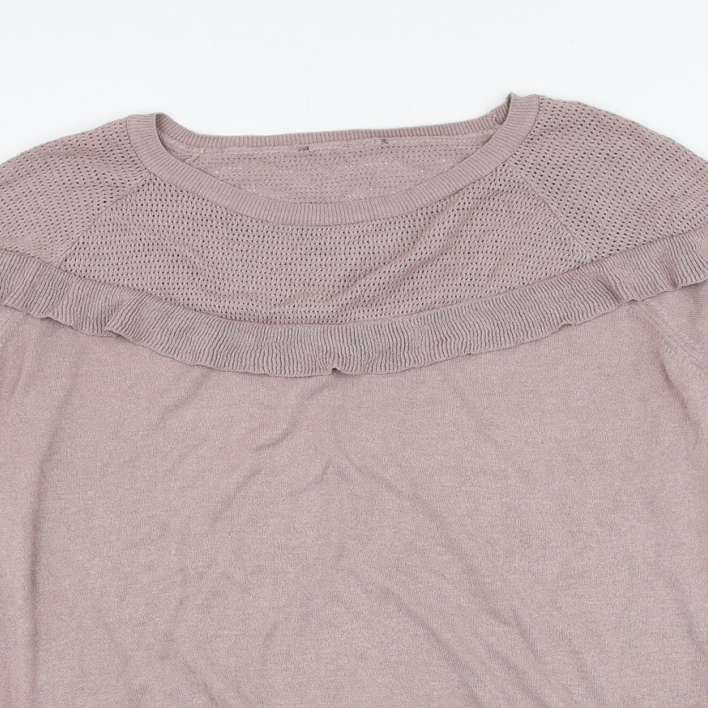 Womens UK Size 12 NEXT Pink Pullover Jumper