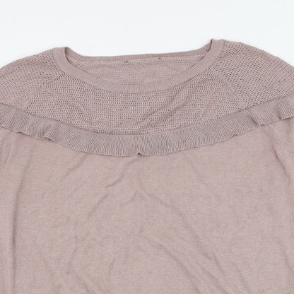 Womens UK Size 12 NEXT Pink Pullover Jumper