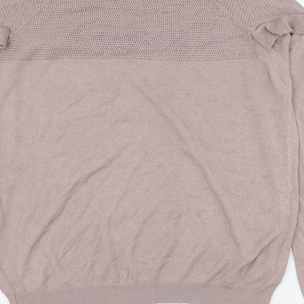 Womens UK Size 12 NEXT Pink Pullover Jumper
