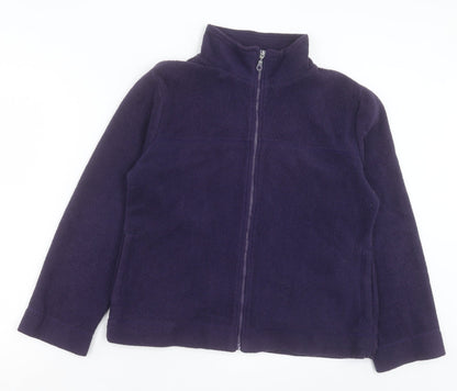 Active Womens Purple Jacket Size 10 Zip
