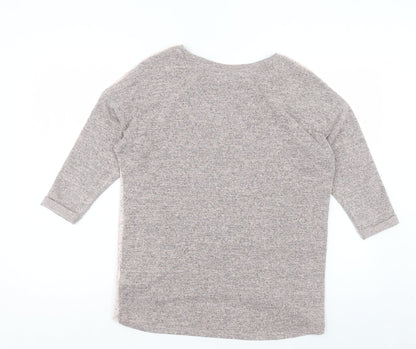 Womens UK Size 10 Warehouse Grey Pullover Jumper