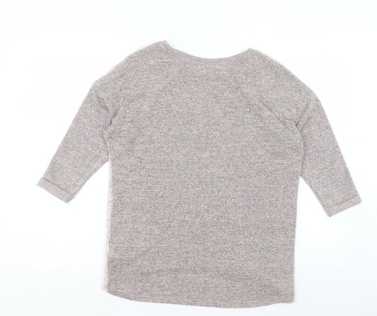 Womens UK Size 10 Warehouse Grey Pullover Jumper