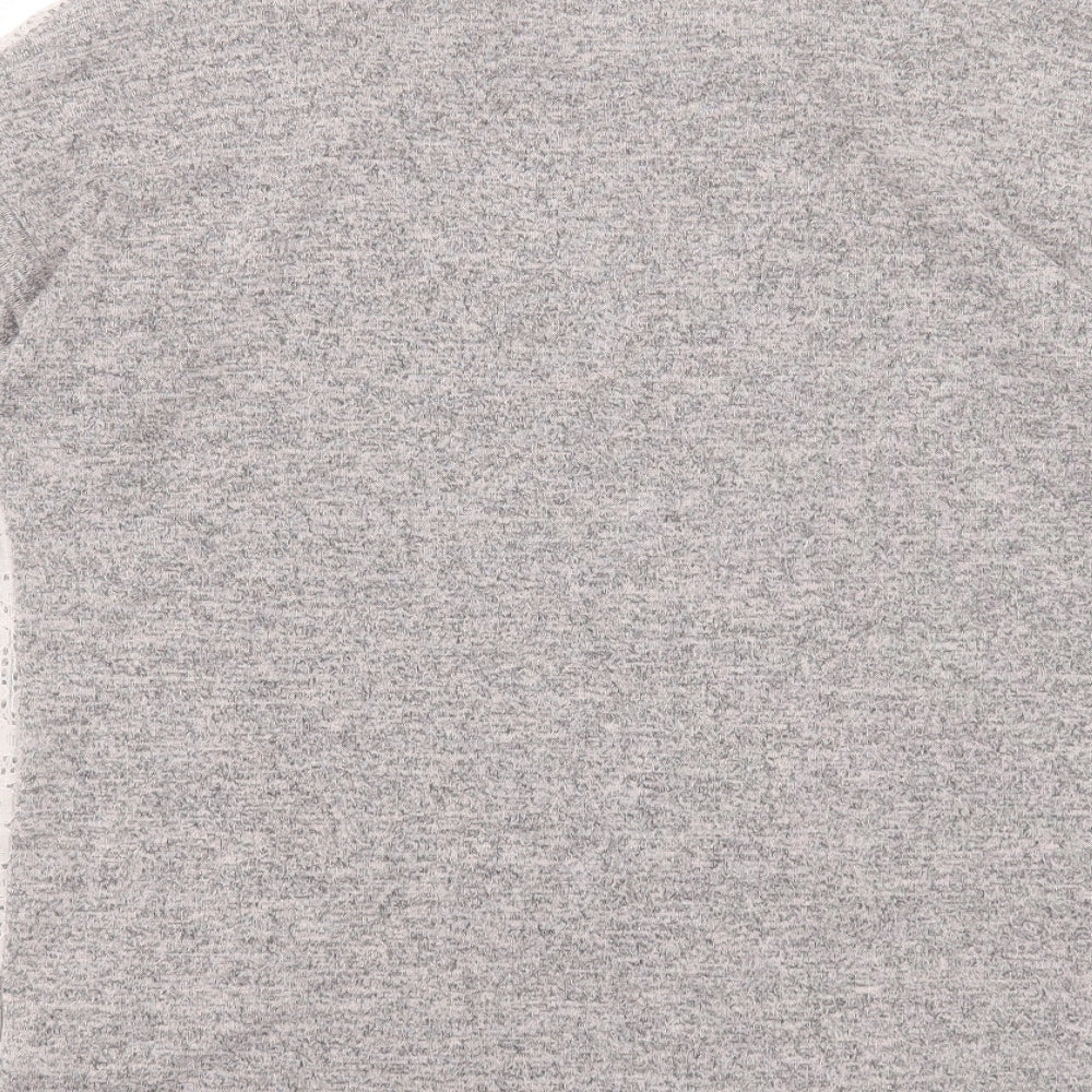Womens UK Size 10 Warehouse Grey Pullover Jumper