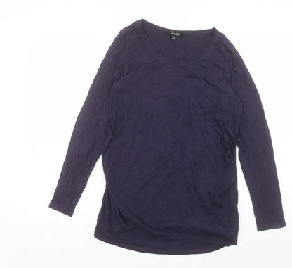 Womens UK Size 10 New Look Blue Basic T-Shirt
