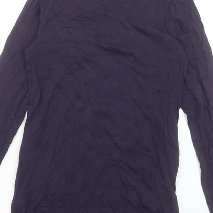 Womens UK Size 10 New Look Blue Basic T-Shirt