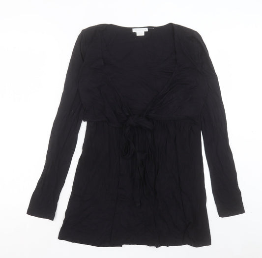 Womens UK Size 8 mamas & papas Black Tunic Blouse