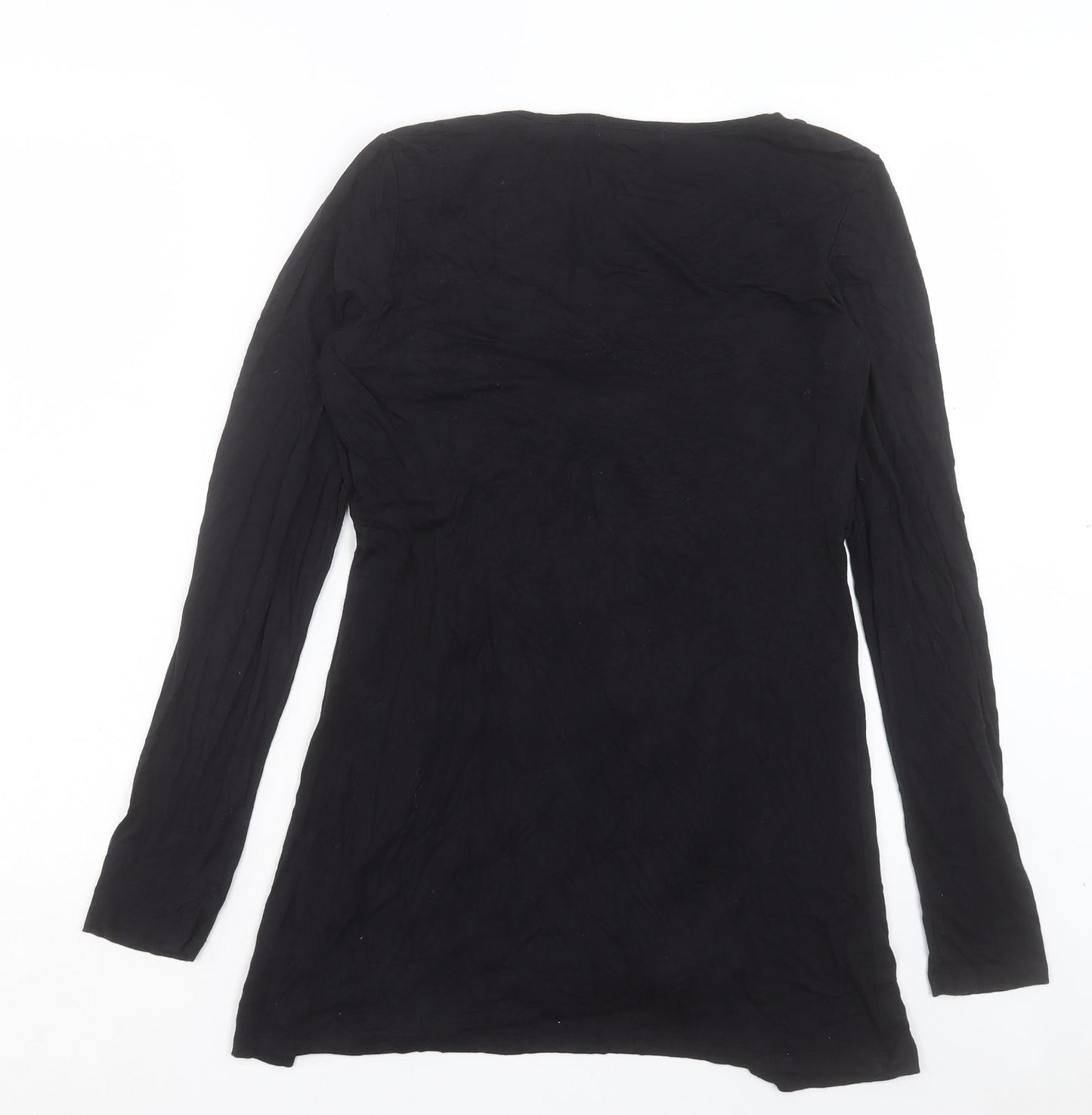 Womens UK Size 8 mamas & papas Black Tunic Blouse