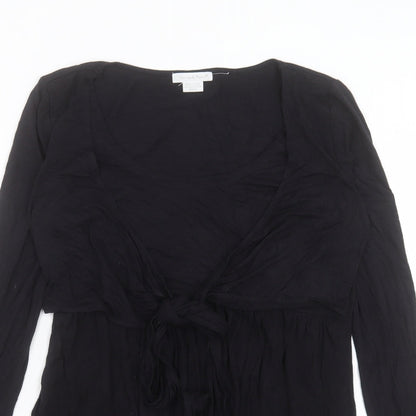 Womens UK Size 8 mamas & papas Black Tunic Blouse