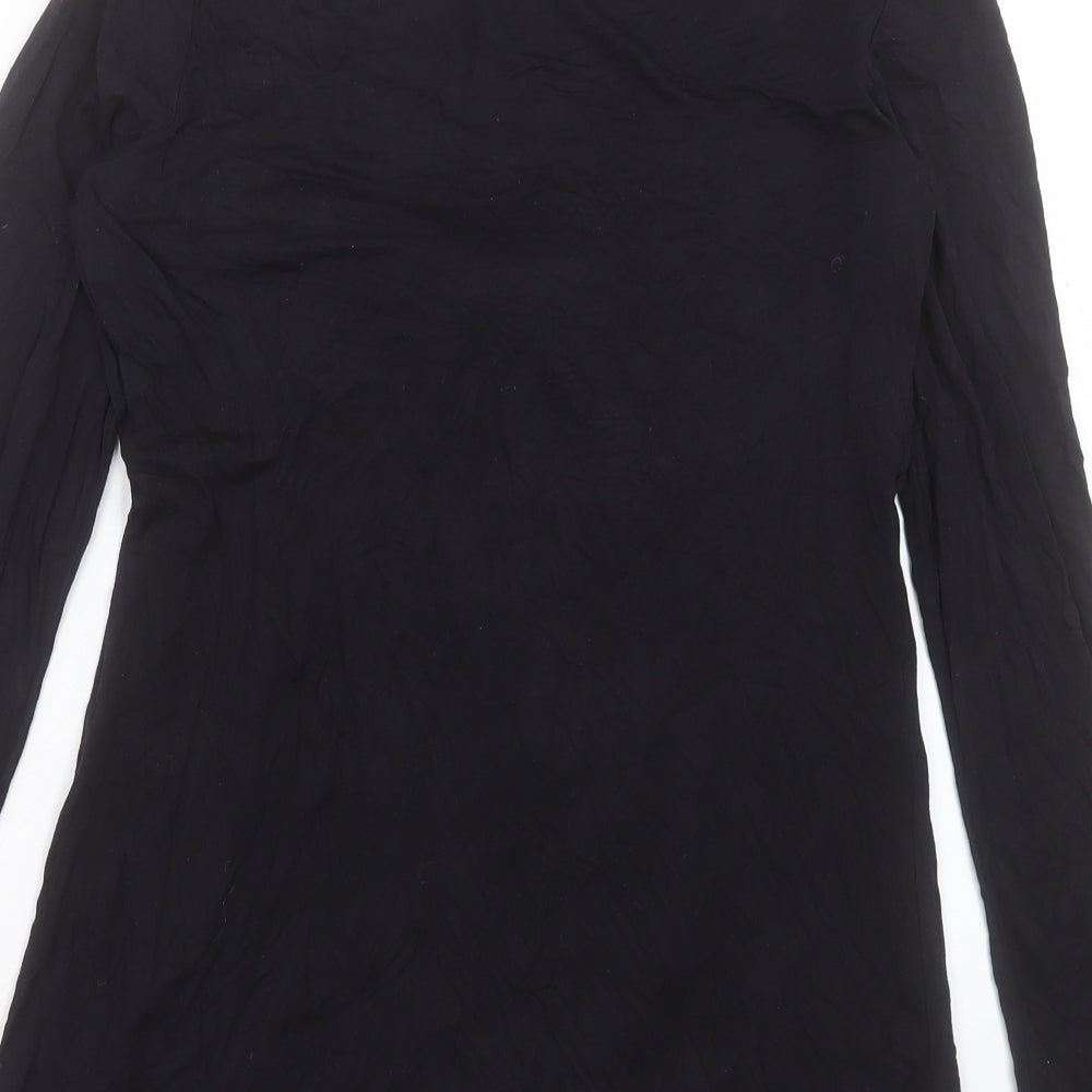 Womens UK Size 8 mamas & papas Black Tunic Blouse
