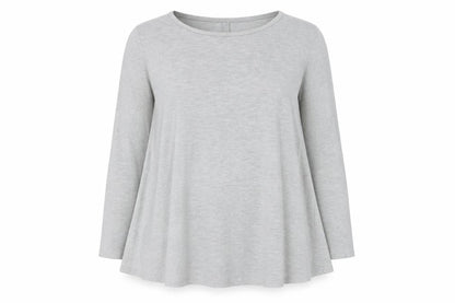 Womens UK Size 10 Boohoo Grey Basic T-Shirt