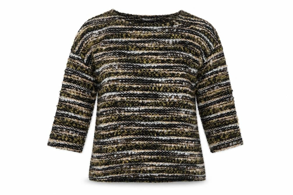 Womens UK Size 10 Nutmeg Multicoloured Pullover Jumper