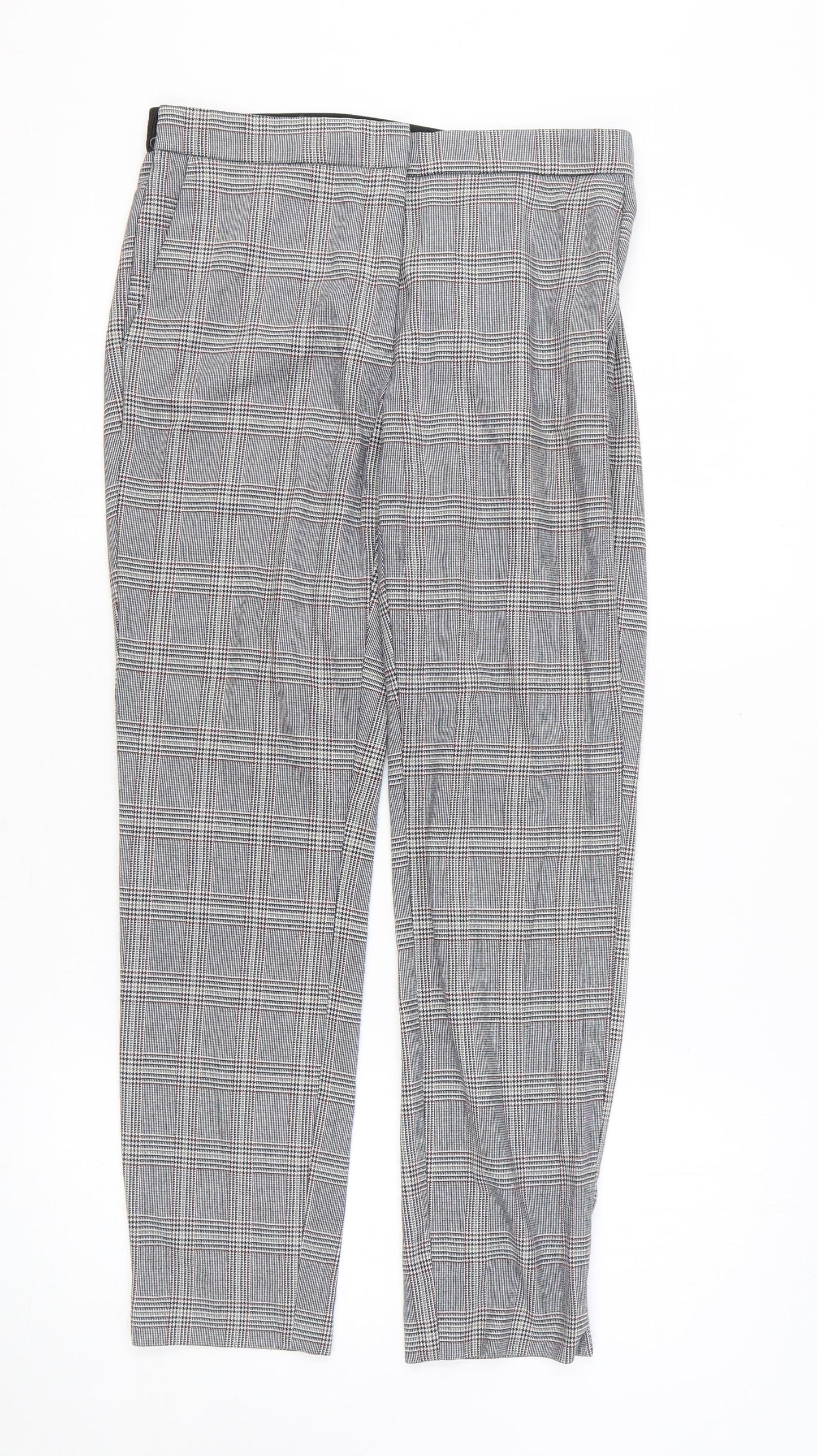 Mens UK Size M Zara Regular Fit Chino Grey Trousers