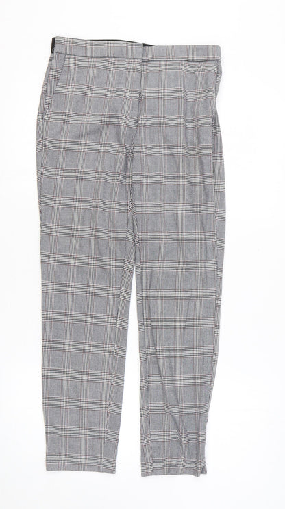 Mens UK Size M Zara Regular Fit Chino Grey Trousers