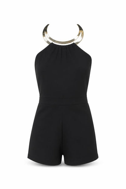 Womens UK Size 6 Missguided One-Piece Black Leotard