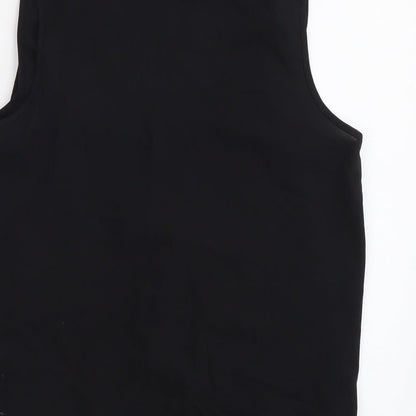 Womens UK Size L VILA Black Basic Tank