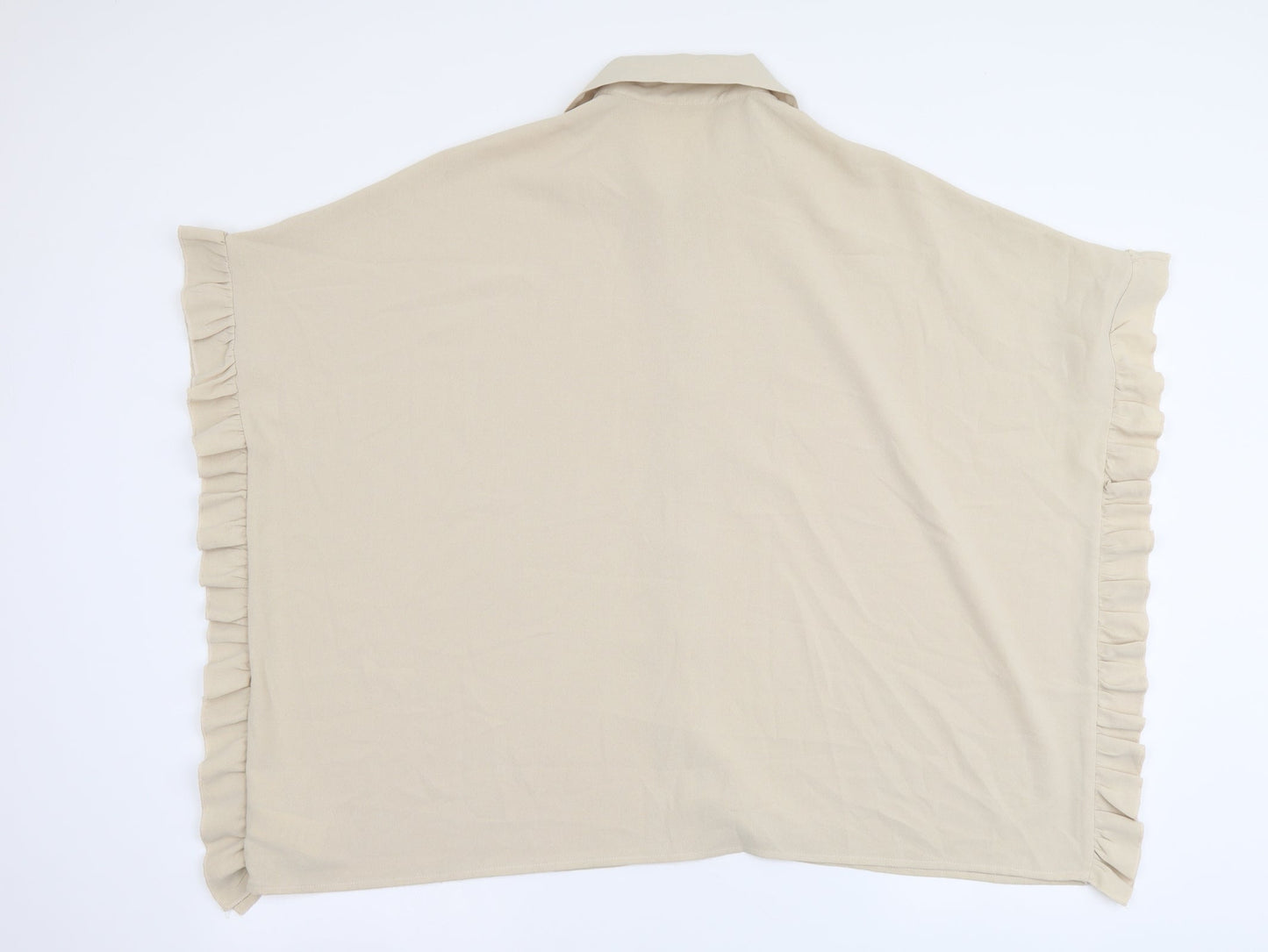 Womens UK Size S Cameo Rose Beige Basic Button-Up