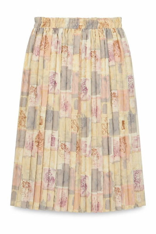 Womens UK Size XL Preworn Pleated Jersey Skirt