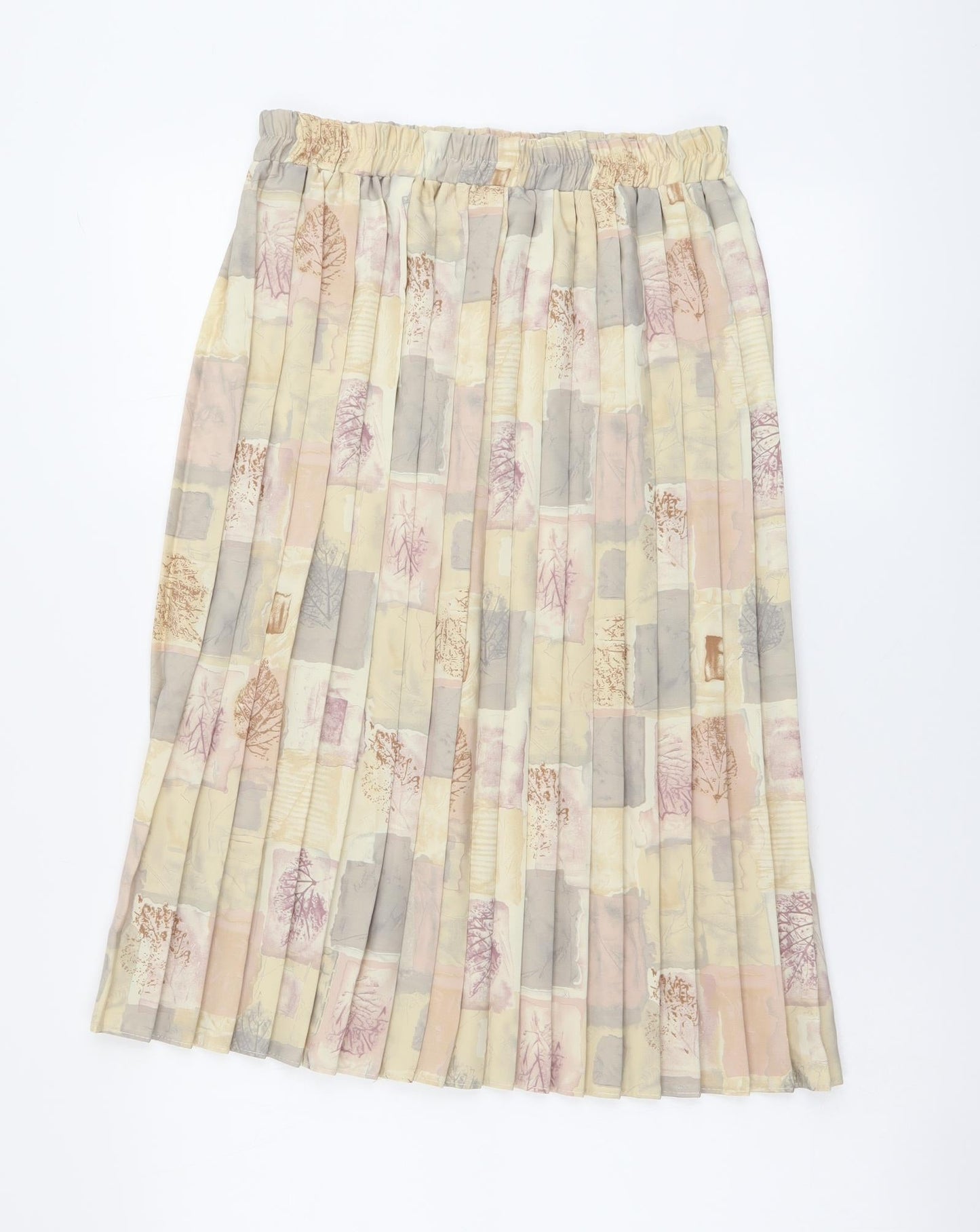Womens UK Size XL Preworn Pleated Jersey Skirt