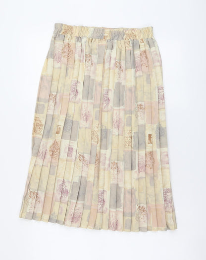 Womens UK Size XL Preworn Pleated Jersey Skirt