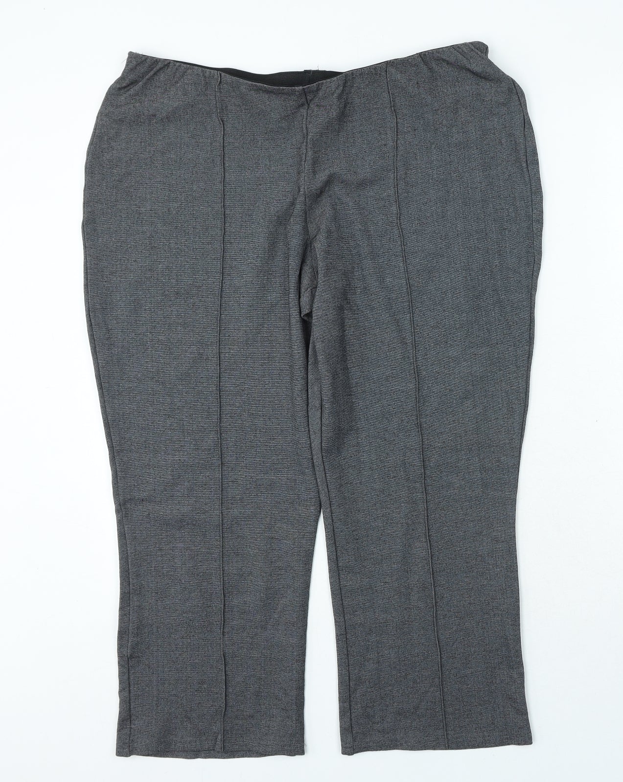 Womens UK Size 16 Preworn Regular Fit  Grey Trousers