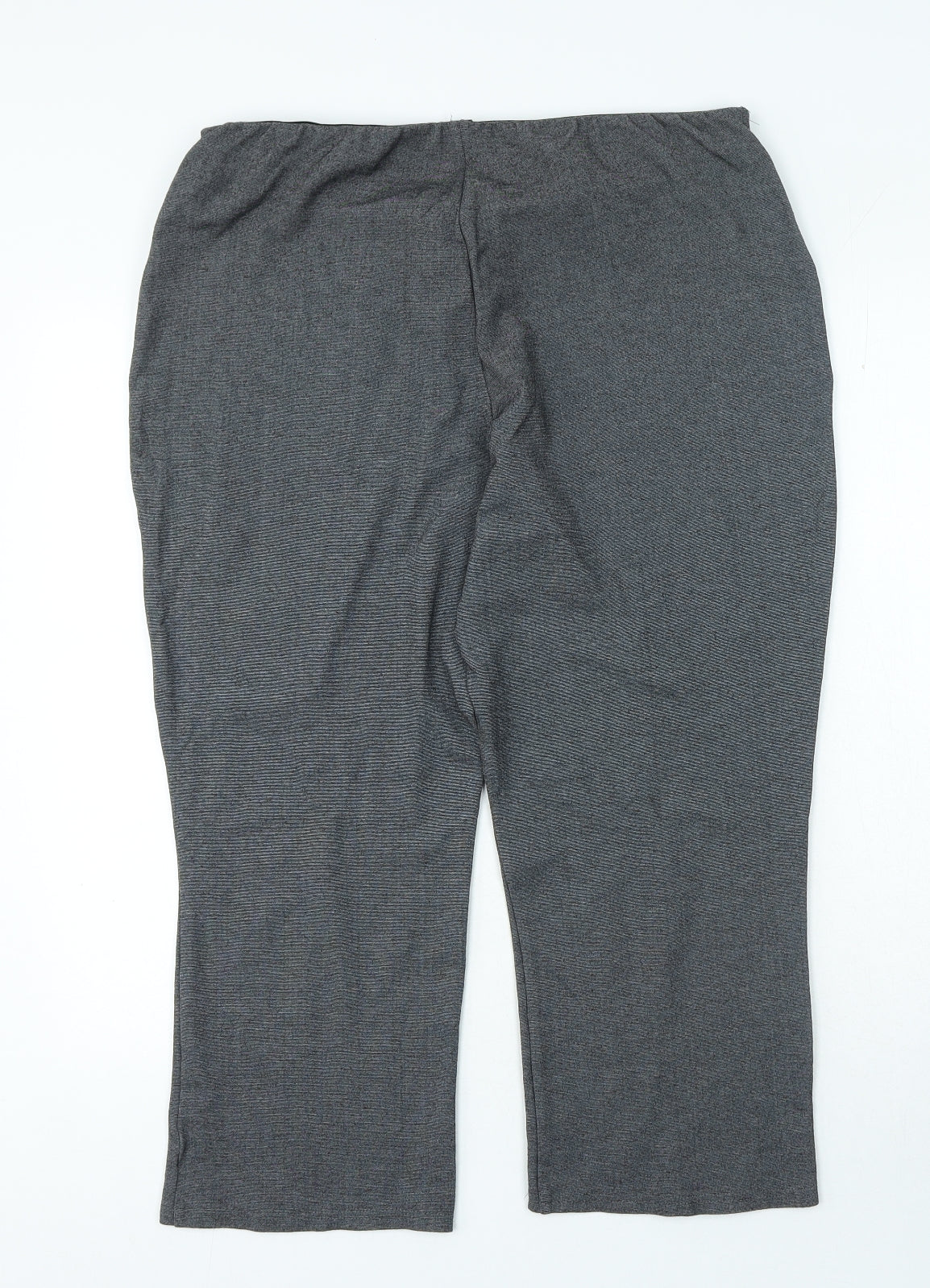 Womens UK Size 16 Preworn Regular Fit  Grey Trousers