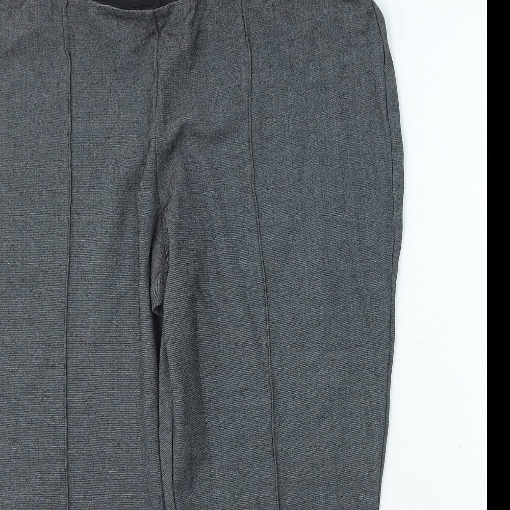 Womens UK Size 16 Preworn Regular Fit  Grey Trousers