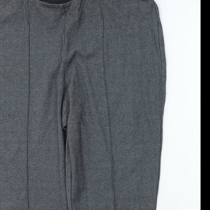 Womens UK Size 16 Preworn Regular Fit  Grey Trousers