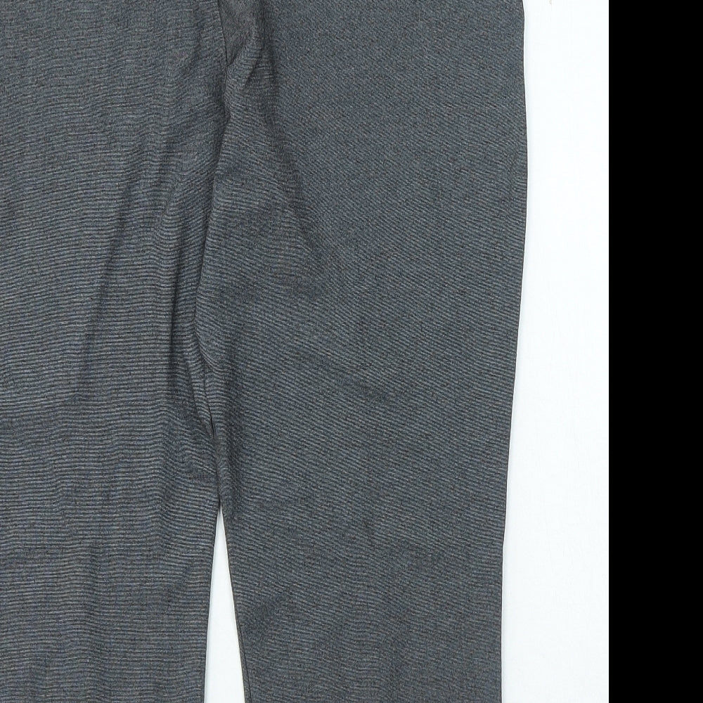 Womens UK Size 16 Preworn Regular Fit  Grey Trousers