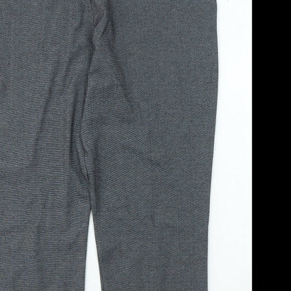 Womens UK Size 16 Preworn Regular Fit  Grey Trousers